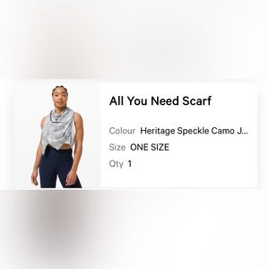 Lululemon all you need scarf/wrap